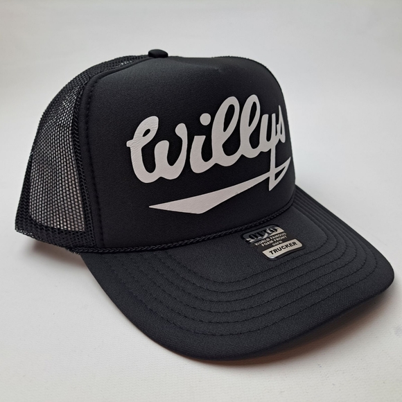 Retro Vintage Style Jeep Willys Foam Trucker Style Mesh Snapback Hat Cap CJ Wago - Picture 4 of 4